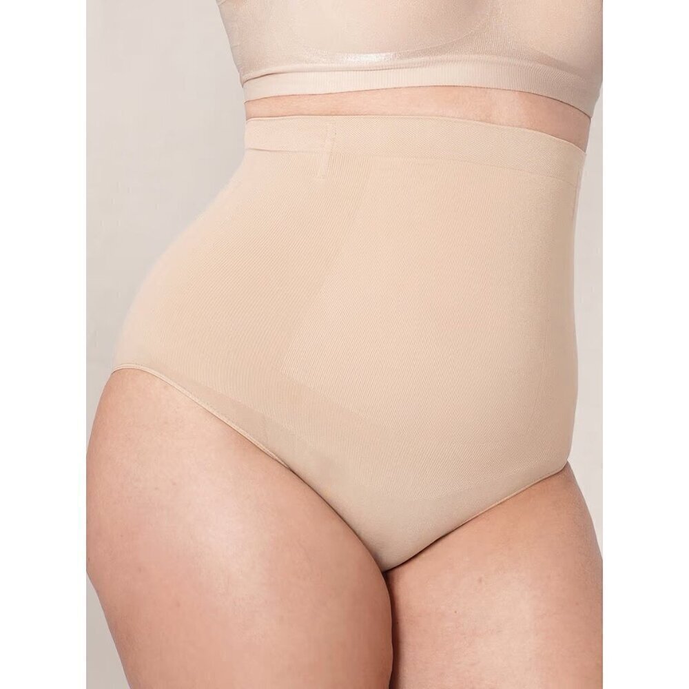 Shapermint Empetua All Day Every Day High Waisted Shaper Panty XL 2XL Nude 54008